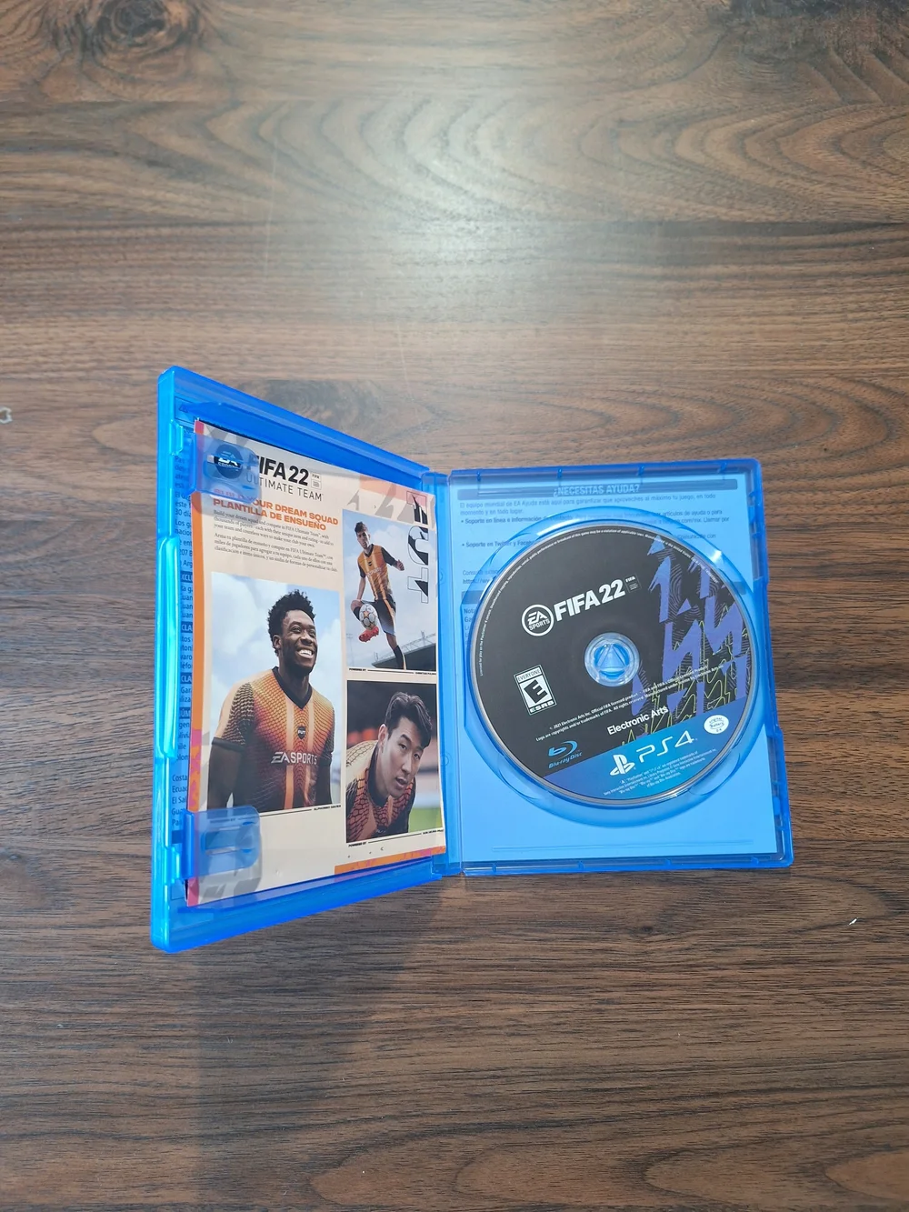 Sony PS4 Controller with Black Finish and Blue Game Cases Bundle